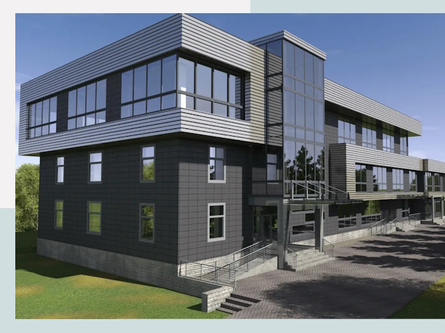 Административные здания в Надыме