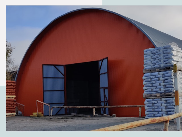 Полукруглые ангары по цене от 623 руб. в Надым