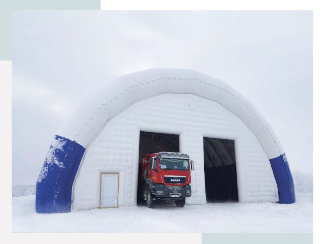 Мобильные ангары в Надыме