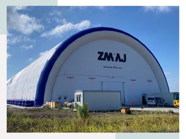 Брендирование ангаров в Надыме