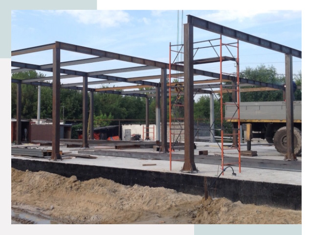 Фундамент для ангаров в Надыме