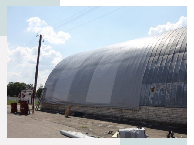 Ремонт ангаров в Надыме