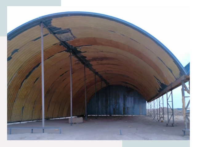 Реконструкция ангаров в Надыме