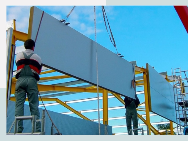 Монтаж сэндвич-панелей в Надыме от 623 руб.