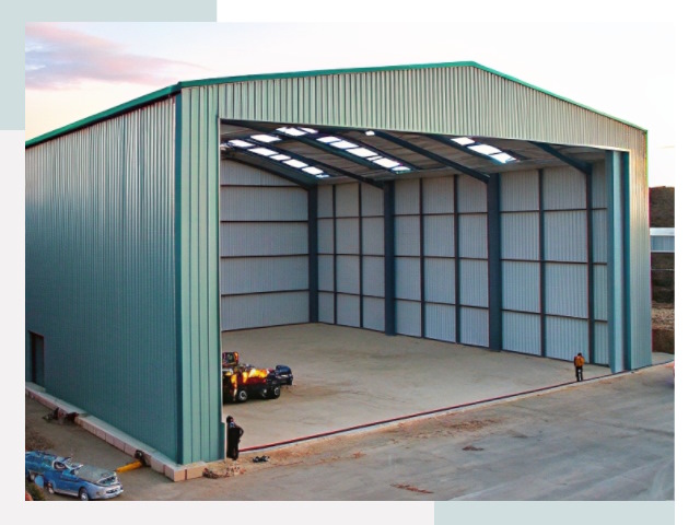 Строительство ангаров в Надыме